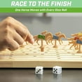 thumbnail image 3 of GoSports Derby Dash Ensemble de Jeu de Course de Chevaux avec Tableau et Pochette de Jeu, 3 of 5