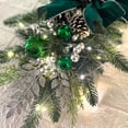 thumbnail image 3 of 4PCS Cordless Prelit Stairway Swag Trim, Christmas Swag Wreaths for Front Door Holiday Wall Window Hanging Ornaments for Indoor Outdoor Home Xmas Decor, 3 of 9