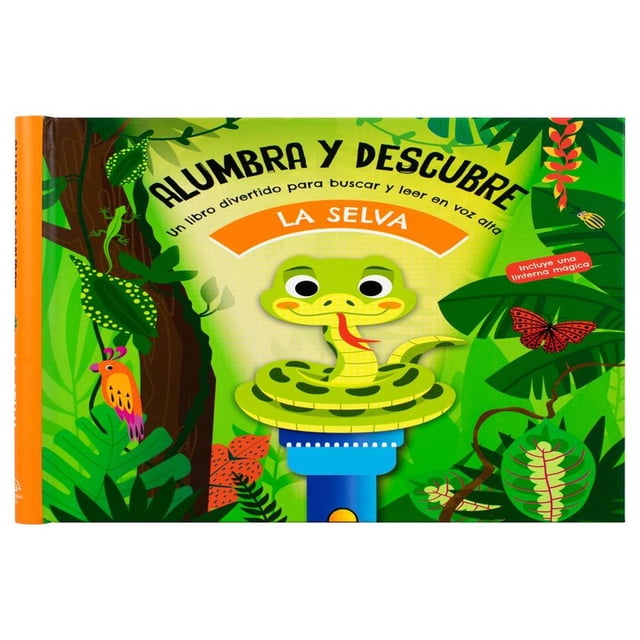 Libro Alumbra Y Descubre: La Selva Tapa Blanda, Autor Studio Stampij, Editorial Silver Dolphin (en Español)