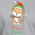 thumbnail image 3 of CafePress - Catnip Christmas Fitted T Shirt - Fitted T-Shirt, Vintage Fit Soft Cotton Tee, 3 of 4