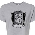 thumbnail image 3 of Hocus Pocus - Binx Tarot - Juniors Cropped Graphic T-Shirt, 3 of 5
