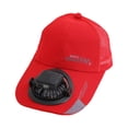 thumbnail image 2 of Breathable Semi Mesh Fan, Solar Powered Fan Hat, Rechargeable Wide Brim Cap, Hands Free Cooling Headwear, Unisex Outdoor Accessory for Fishing and Gardening, 2 of 5