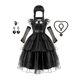 thumbnail image 4 of Disfraz Y Accesorios De Cosplay De Bruja De Halloween, Vestido De Línea A Para Niña, Ropa Para Niños Para Navidad, Fiesta De Halloween, Actuación De Cumpleaños, Como Regalo, 4 of 4