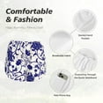 thumbnail image 6 of Lsque Blue And White Porcelain Pattern Printed Women's Running Shorts with Liner Pockets,Elastic Quick Dry Workout Athletic Gym Yoga Shorts,Womens High Waist Shorts-Large, 6 of 9