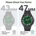 thumbnail image 2 of KANCOKIT Fr Samsung Galaxy Watch 6 Classic 47mm PC Case Full Coverage Screen & Bezel Ring, 2 of 10