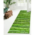 thumbnail image 5 of Bamboo Tree Rug, Green Rug, Nature Plant Rug, View Rugs, Nursery Rug, Housewarming Gift, Personalized Gifts, Gift For The Home, Door Mat, 3.3'x6.5' - 100x200 cm, 5 of 5