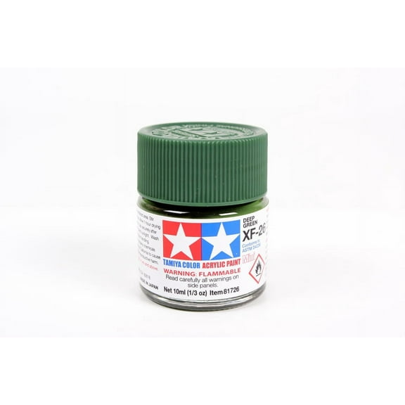 Tamiya 81726 Mini Acrylic XF-26 Deep Green - 10ml