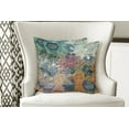 thumbnail image 4 of Ambesonne Ethnic Throw Pillow Cover 2 Pack, Mandala and Peacock Feathers, 20", Multicolor, 4 of 6