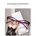 thumbnail image 5 of Cat Eye Reading Glasses for Women Blue Light Blocking Readers PC Frame Comfort Fit Magnification 1.0x, black, 5 of 8