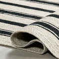 thumbnail image 2 of Rugs USA Calathea Striped Jute Area Rug, 7' 6" x 9' 6", Calathea Black, 2 of 6