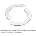 thumbnail image 3 of Wall Split Flange 201 Stainless Steel Round Escutcheon Plate for 125mm Diameter Pipe, 3 of 5