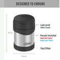 thumbnail image 3 of (4 pack) Thermos Stainless Steel Vacuum Insulated Food Jar, Stainless Steel, 10oz, 3 of 11