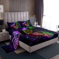 thumbnail image 1 of Motocross Rider Bed Sheets Set Vehicles Dirt Bike Sheet Set Full,Racing Motorcycle Sheets Race Cars Fitted Sheet,Motorbike Extreme Sports Room Decor, 1 of 4