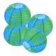 thumbnail image 3 of KAKOWELY 4 linternas de papel con forma de globo terráqueo para decorar aulas, redondas y colgantes, decorativas para viajes, Día de la Tierra., 3 of 4