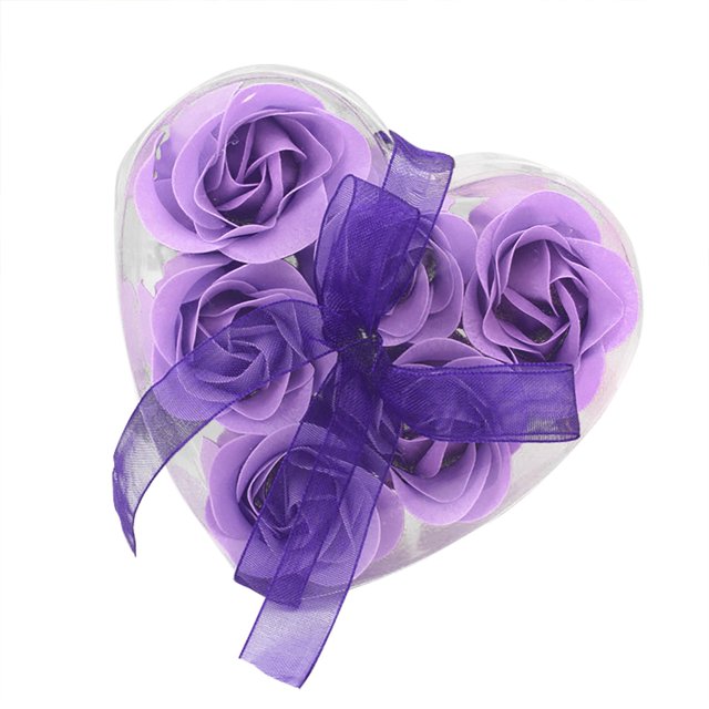 JJKBVCLO Practical Gift Box Small Soap Gifts Heart Shaped Gift Flower Creative Artificial Flowers