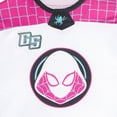 thumbnail image 3 of Marvel Spidey and His Amazing Friends Spider-Man Ghost-Spider Mesh Hockey Jersey Long Sleeve T-Shirt Toddler to Little Kid, 3 of 5