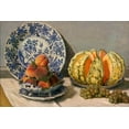 thumbnail image 2 of Monet, Claude 32x23 White Modern Wood Framed Museum Art Print Titled - Still Life with Melon, 2 of 4