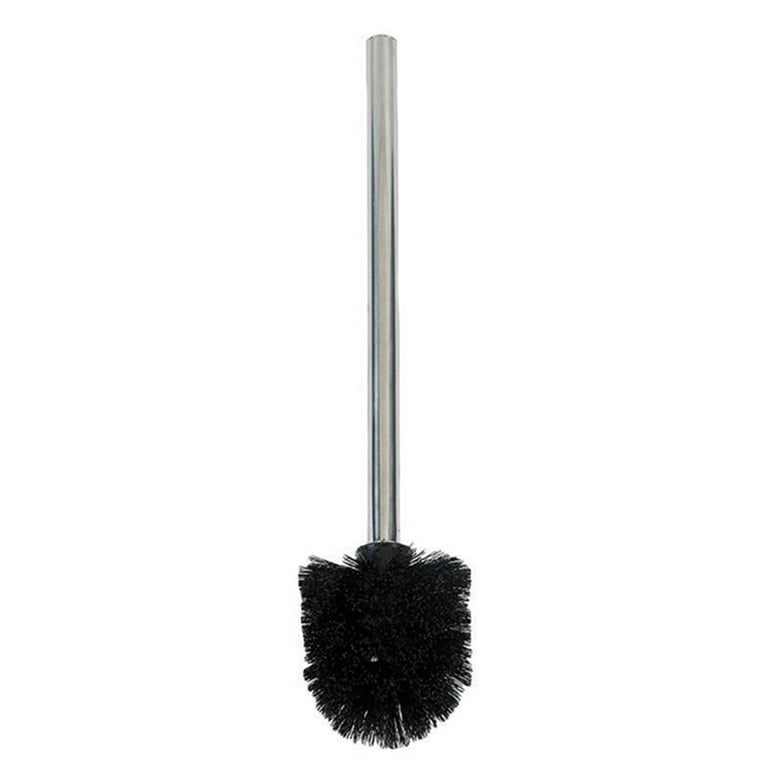 Toilet Brush Head Handle Stainless Steel Chrome Replacement Bathroom Cleaning