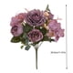 thumbnail image 3 of Ramo de rosas artificiales con hojas y capullos realistas | Decoración para el hogar y la oficina | Arreglo floral artificial de 29 cm, 3 of 6