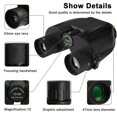 thumbnail image 4 of 10x25 Foldable Binoculars With Clear Low Vis, 4 of 5