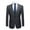 Dark Gray, variant on Cloudstyle Men's Slim Fit One Button Suit Blazer Jacket Casual Party Sport Coat