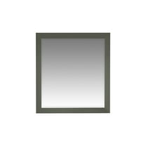 Legion Furniture WS2512-36-PG-M 34 x 31.5 in. Wood & Glass Pewter Green Mirror