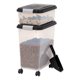 thumbnail image 1 of Contenedor de comida IRIS USA para perro, combinación de 13,6 kg y 4,99 kg, 1 of 9