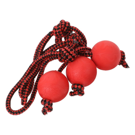 Niceauty Balls for Dogs Dog Fetch Ball Rubber Dog Owners Outdoor Play 3Pcs