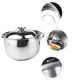 thumbnail image 4 of Olla de acero inoxidable para cocinar al vapor, olla de mano para sopa de verduras, 4 of 6