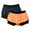 Ink Blue/Orange, variant on icyzone Exercise Athletic Jogging Shorts 2-in-1