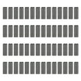 thumbnail image 1 of 1/25" 1mm Wire Rope Loop Sleeve 100 Pcs Copper Double Ferrule Duplex Crimping Loop Sleeve for Wire Rope Cable Fittings Rigging Fishing Wire,Black, 1 of 6