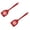 Red_2PC, variant on TASTAN 2pc Silicone Slotted Turner High Heat,Trumpet-Shaped Silicone Spatula – Heat-Resistant (220°C) Kitchen Tool for Flipping Steaks & Omelettes, Dishwasher Safe Kitchen Utensils for Nonstick Pans