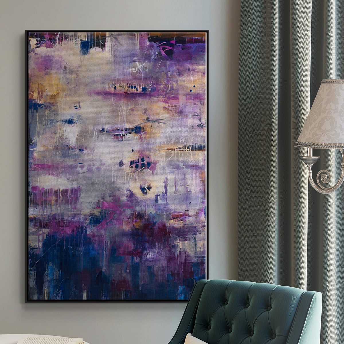 Culture Clash Framed Premium Gallery Wrapped Canvas - Ready to Hang