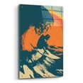 thumbnail image 2 of Epic Art 'Retro Surfer 2' by Gary Williams, Acrylic Glass Wall Art, 24"x36", 2 of 8