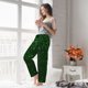 thumbnail image 5 of Balery Green Sparkling Pantalones de pijama para mujer, pijamas ultraligeros, pantalones de estar por casa-Medium, 5 of 6