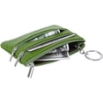 thumbnail image 4 of LAICAIW Women's Genuine Leather Coin Purse Mini Pouch Change Wallet with Keychain,Green, 4 of 6