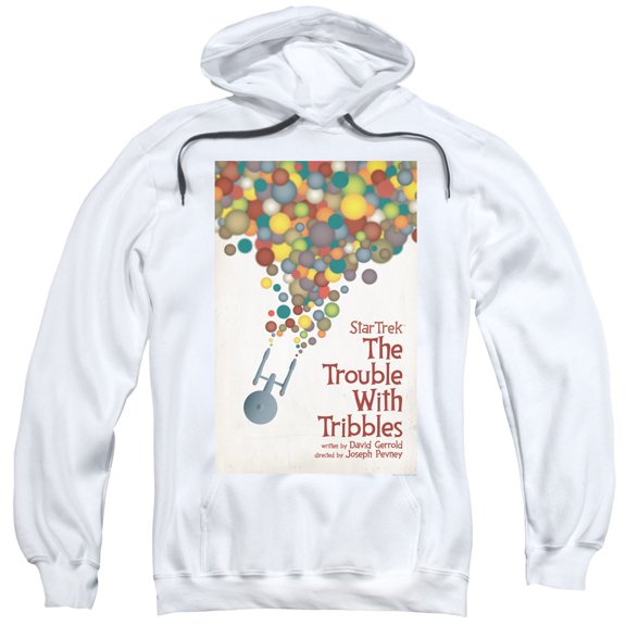 Star Trek Tos Episode 44 Adult Pullover Hoodie Sweatshirt White