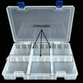 thumbnail image 5 of Boîte de Rangement en Plastique avec Compartiments - 34 Compartiments avec Séparateur Ajustable, 5 of 5