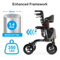 thumbnail image 2 of Rollator Walker Aojin, capacidad de 350 libras, 8 ruedas, 6 niveles de altura, 2 of 7