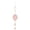 Pink, variant on QEQEKAKA Leaf Crystal Suncatcher, Hanging Rainbow Maker Window Prism, Glass Pendant for Home Garden Indoor Decor, Good Luck Housewarming Gift for Women