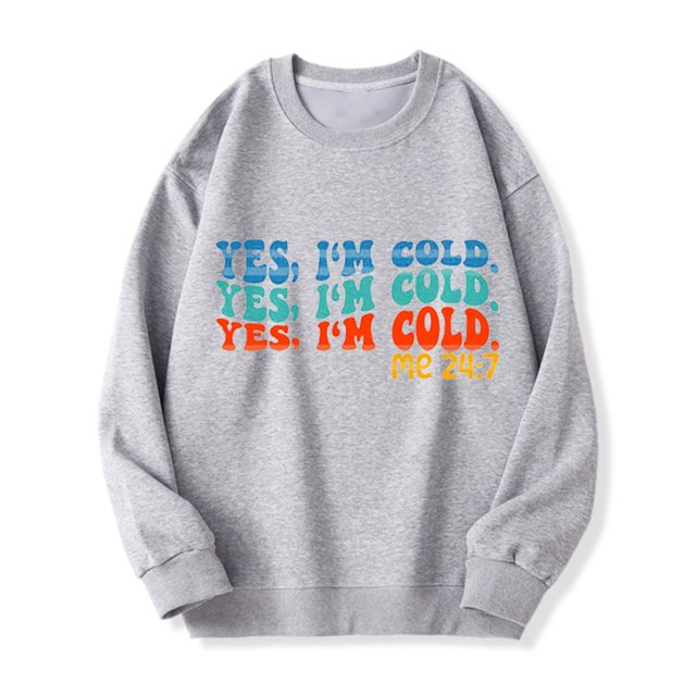 2023 Chandail à Capuchon Surdimensionné pour Femmes Mode Féminine Imprimé Col Rond Manches Longues Chandails en Molleton Sans Capuche T-Shirt Hauts Amples Blouse Costumes Halloween/noël 50 % de Rabais Liquidation