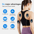 thumbnail image 2 of Muscle Stimulator Massager, 2000mAh Rechargeable Electric Massager 7-8H Runtime, 9 Massage Modes 30 Levels for Relief & Relaxation Home Office Travel, 2 of 10