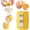 Yellow#001, variant on Stainless Steel Egg Shell Opener, Handheld Egg Cracker Tool for Raw and Hard Boiled Eggs, Kitchen Egg Breaker and Egg Separator Gadget
