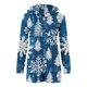 thumbnail image 2 of Puyaiuu Women's Christmas Pajamas Fleece Onesie Warm Winter Pjs Santa Claus Printed Bodycon Romper Hooded Jumpsuits for Women One Piece Pajama Gift, 2 of 7