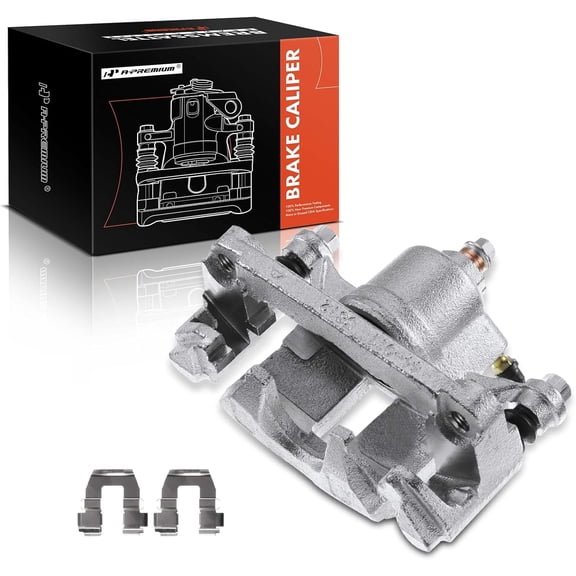 A-Premium Disc Brake Caliper Assembly with Bracket Compatible with Chevrolet Venture 1997-2005 Buick Rendezvous 2002-2007 Oldsmobile Silhouette Rear Right Passenger Side
