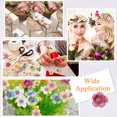 thumbnail image 2 of Dalazy 150 Pieces Artificial Flower DIY Craft Flowers Fashion Decoration Wedding Party Layout Props Decorative Accessory, 2 of 6