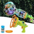 thumbnail image 1 of Automatic Maker Bubble Bubble Machine Dinosaur Bubble Blower Toy Fun Continuous Stream For Kids Quiet Bubble Maker Enhances Parent Complimentary 236.5ml Bubble Solution, 1 of 1