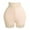 Beige, variant on ICHUANYI Women's High Waisted Hip Lifting Pants Women's Hip Lifting And Beautiful Body Flat Angle Lace With Button Up Zipper Shaping Pants2024