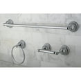 thumbnail image 2 of Kingston Brass Restoration 3-Piece Bathroom Hardware Set, Polished Chrome Finish, 2 of 5