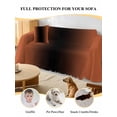 thumbnail image 4 of Orange Black Ombre Couch Cover for Dogs, Modern Gradient Abstract Art Washable Sofa Covers Slipcover for Pets Dogs Futon Cover, Couch Recliner Covers, Oversized Chair Slipcover 71"x91", 4 of 9